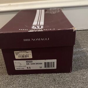 Bruno Magli Burgundy Shoe Box